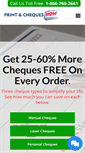 Mobile Screenshot of chequesnow.ca